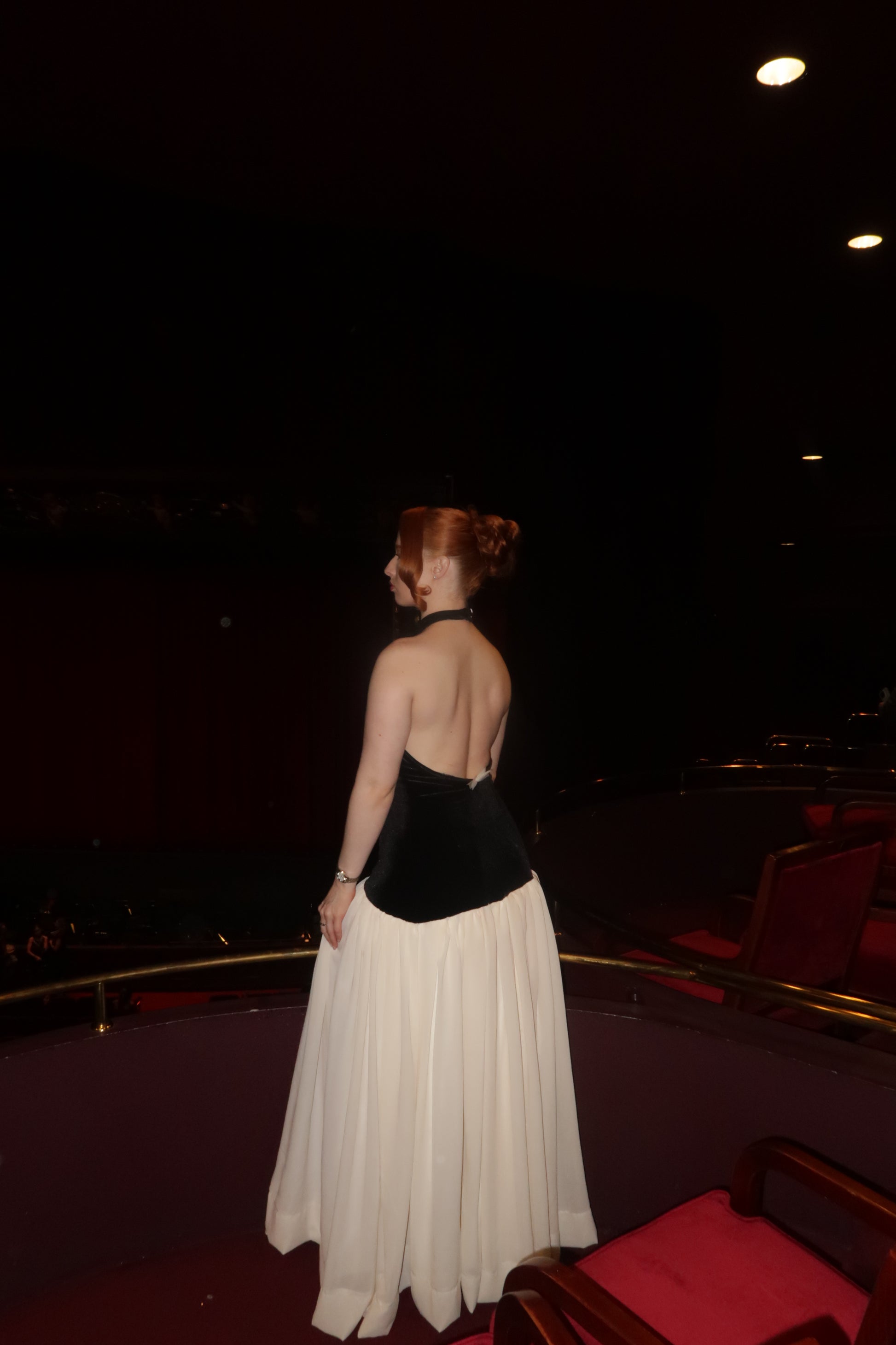 Mia Halter Backless Gown